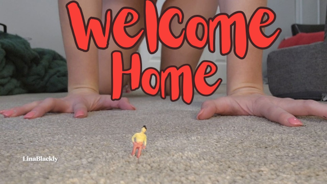 Welcome Home, Giantess Step-Mommy Has Foot and Snack Plans video from Lina Blackly