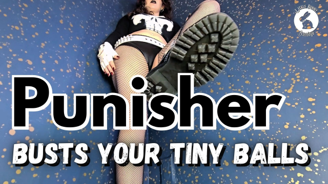 Punisher Stomps Your Little Balls video from LittleBunnyBondage