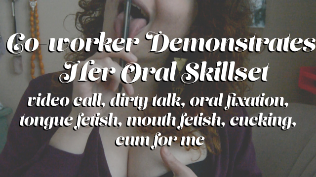 Co-worker Demonstrates Her Oral Skillset video from Lettie Lith