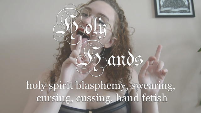 Holy Hands Blasphemy video from Lettie Lith