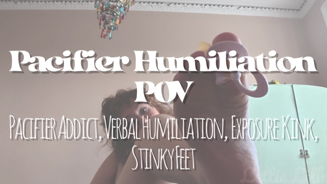 Pacifier Humiliation POV video from Lettie Lith