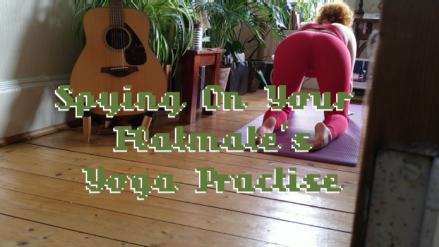 Spying On Your Flatmate's Yoga Practise video from Lettie Lith