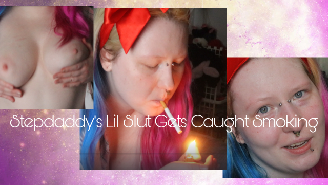 Naughty Stepdaughter Gets Caught Smoking video