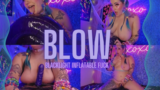 BLOW : Blacklight Inflatable Fuck video