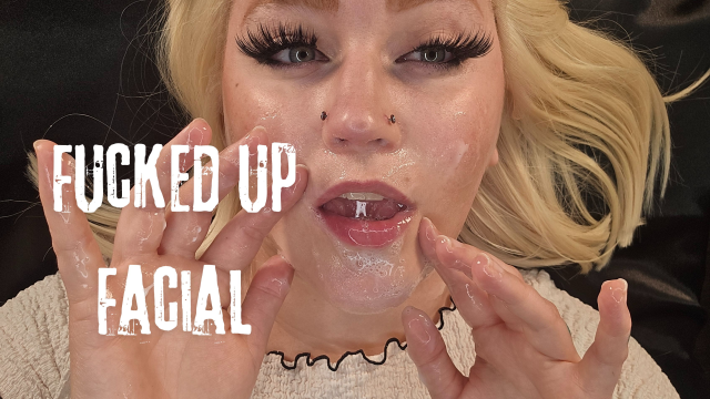 Fucked Up Facial video from Luna Allora