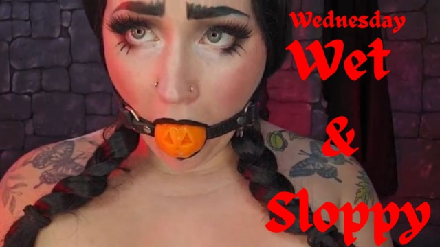 Wednesday Wet and Sloppy video from Luna Allora