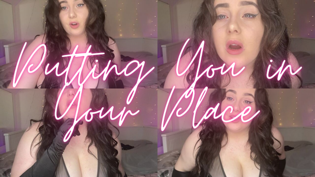 MISTRESS MACY PUTS YOU IN YOUR PLACE video from Macygray