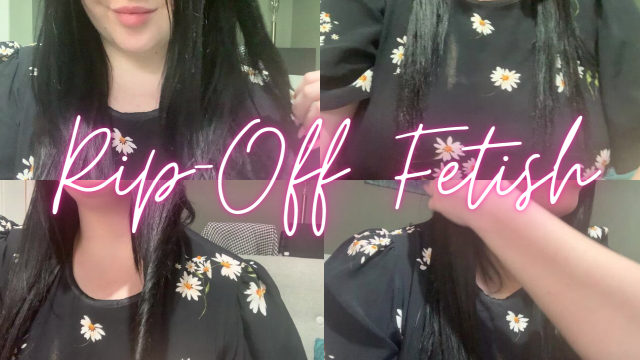 RIP OFF FETISH video from Macygray