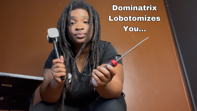Black Femdom Nurse Consults You For A Lobotomy video from Madame Kinkster