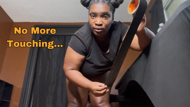 Black Giantess POV Tapes You Up to Break Your Gooning Habit | JOI CEI Bondage video from Madame Kinkster