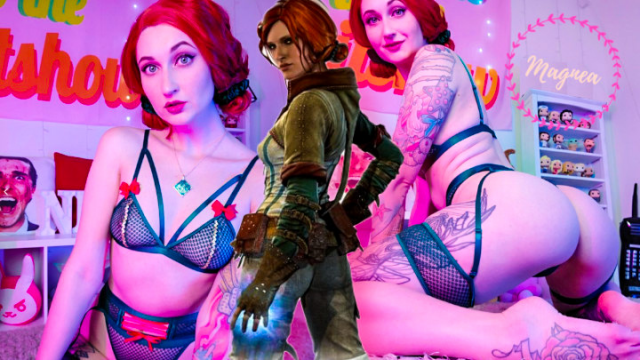 Triss Merigold Erotic Strip Tease video from Magnea