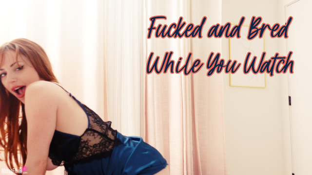 Fucked and Bred While You Watch video from Savvy Star