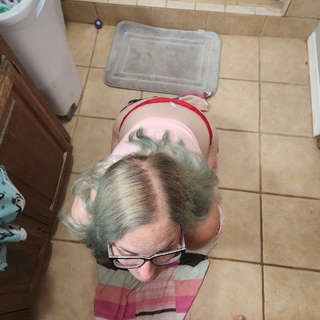 Bathroom Blowjob: Throat Fuck and Cum Swallowing Finish photo gallery by Mama Foxx94