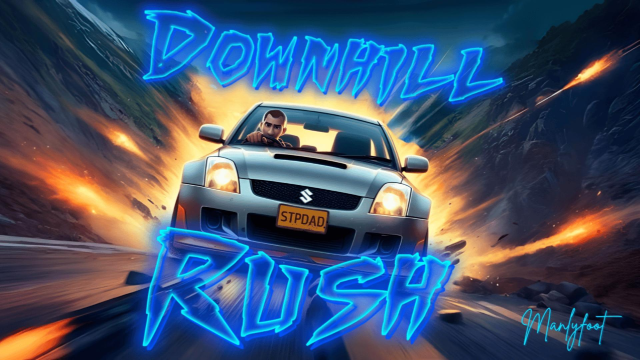 Downhill Rush The Ultimate Pedal Pumping and Brake Failure Adventure video from Manly Foot