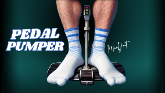 STEP GAY DAD - PEDAL PUMPER - THE HARD START - BY MANLYFOOT video from Manly Foot