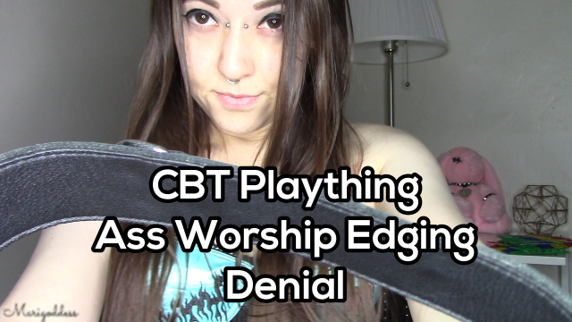 CBT Plaything Ass Worship Edging Denial video from Marigoddess