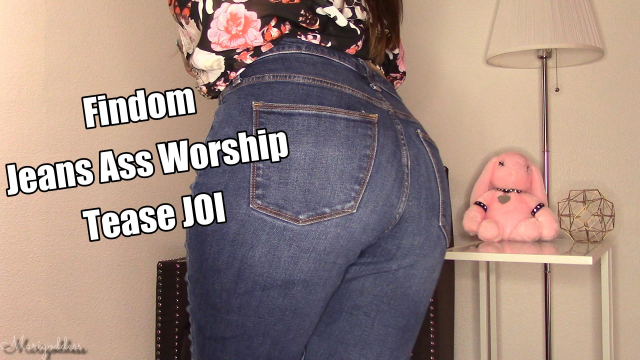 Findom Jeans Ass Worship Tease JOI video from Marigoddess