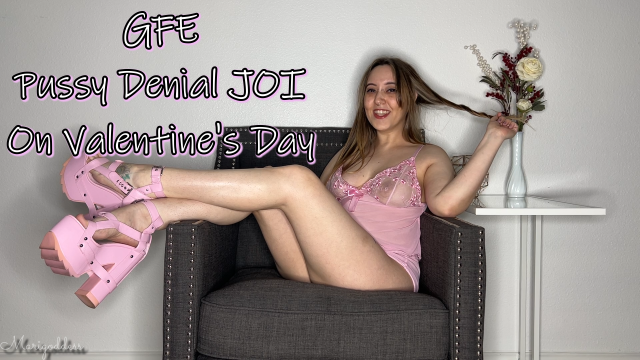 GFE Pussy Denial JOI On Valentine's Day video from Marigoddess