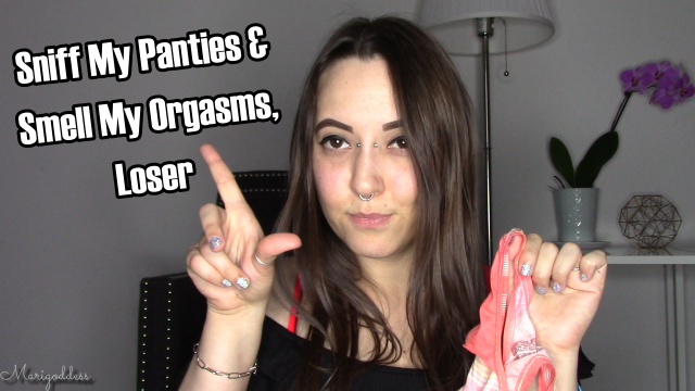 Sniff My thong Smell My Orgasms, Loser video from Marigoddess