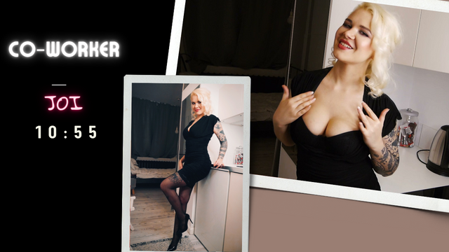 A colleague from work sneaks out with you. JOI jerk off instructions video from Marlene Moore