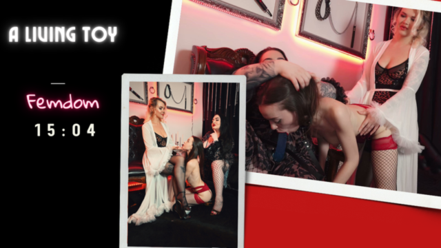 A living toy. Smoking fetish, strapon, domination video from Marlene Moore