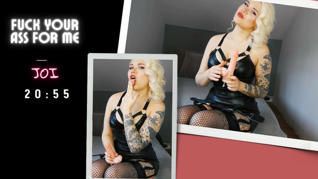 Fuck your ass for me. JOI CEI video from Marlene Moore