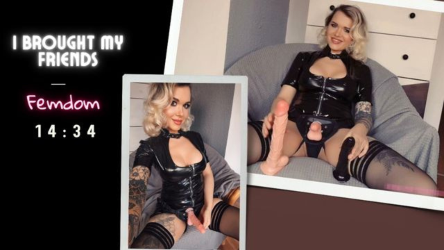 I brought my friends. Learning to suck and give ass, strapon Marlene Moore video from Marlene Moore