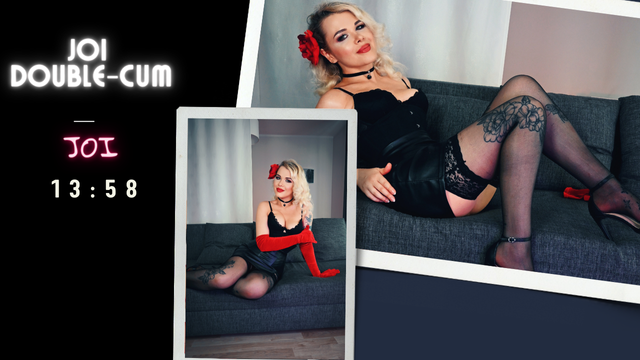 JOI double-cum. Horny stepmom helps you cum twice video from Marlene Moore