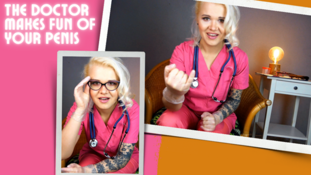 The doctor makes fun of your penis (SPH) JOI video from Marlene Moore