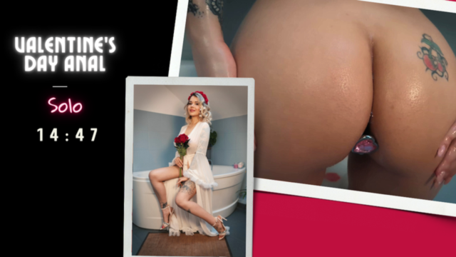 Valentine's Day Anal. GFE, Bath, Blowjob with Dildo, Asking for Cumshot video from Marlene Moore