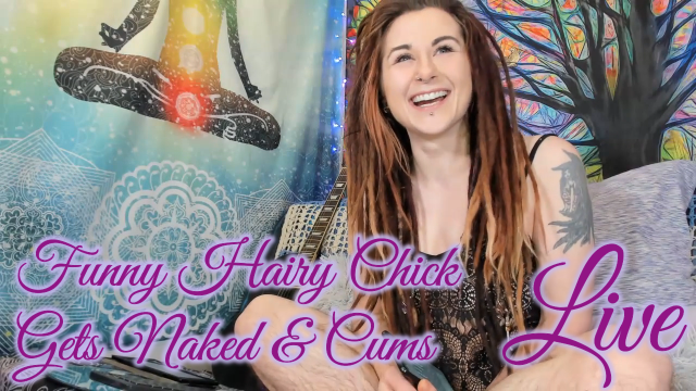 Funny Hairy Chick Gets Naked And Cums video from Marley Magdalene