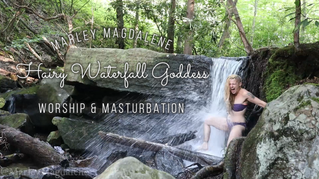 Hairy Waterfall Goddess Masturbation video from Marley Magdalene