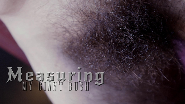 Measuring My Giant Bush video from Marley Magdalene