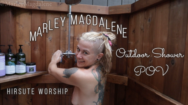 POV Outdoor Shower video from Marley Magdalene