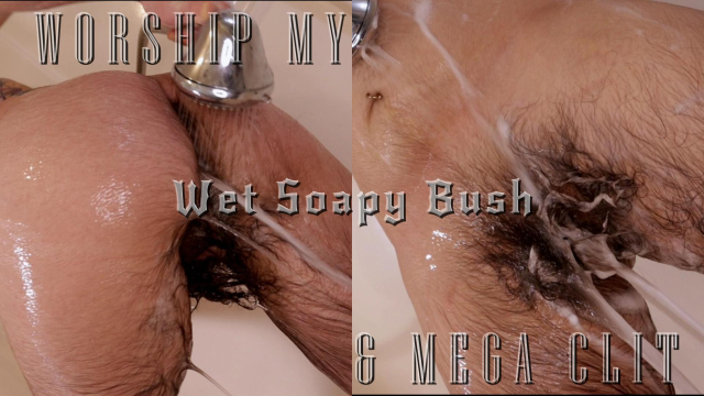 Worship My Wet Soapy Bush & Mega Clit video from Marley Magdalene