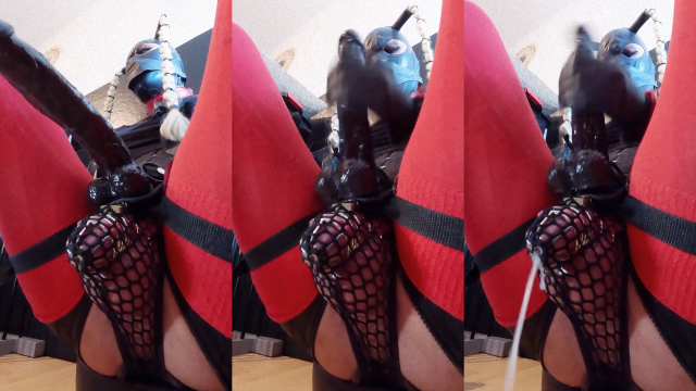 Chastity + Strapon = Frustrating handsfree orgasm video from Mary Willows