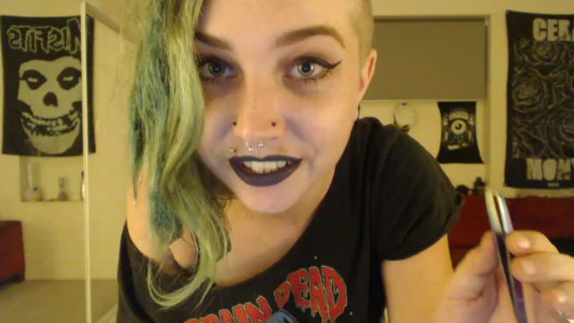 Goth Sissy Slut MakeOver video from Master Lana