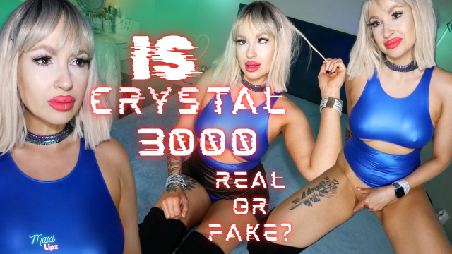 Is Crystal 3000 Real Or Fake? An in depth look at a fembot who absolutely refuses to admit she's AI. video from Maxi Lipz