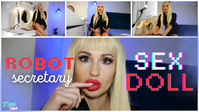 Robot Secretary Sex Doll video from Maxi Lipz