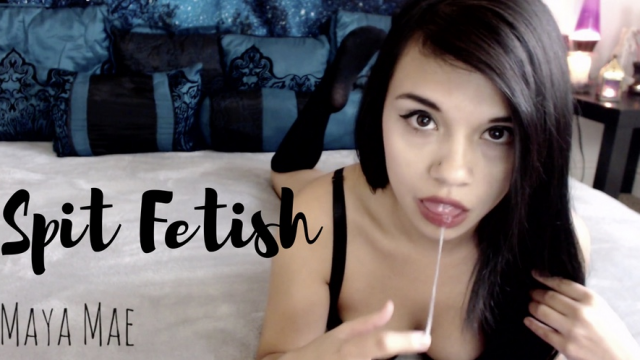 HD: Spit Fetish video from Maya Mae-X