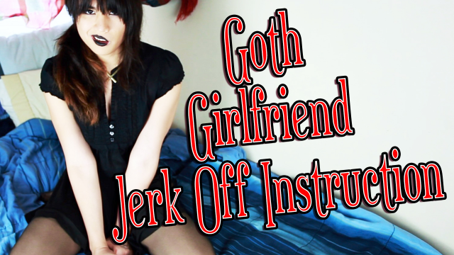 Goth Girlfriend Jerk Off Instruction video from Melissa Masters