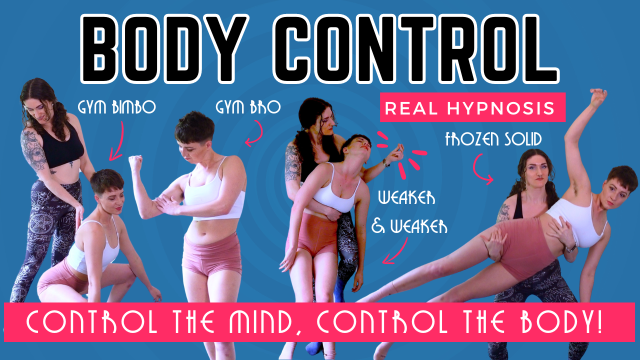 Body Control: fitness workout turns entrancing, as sub is mesmerized into a gym bimbo, a gym bro, frozen and made weak by finger snaps! video from Mesmerotic