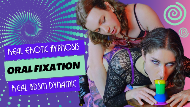 Oral fixation: mindless sub tranced to suck video from Mesmerotic