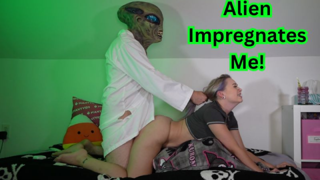 Alien Impregnates Me! video from Milajoyce69