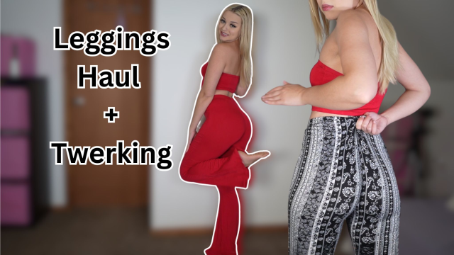 Trying on Yoga Pants and Twerking video from Milajoyce69