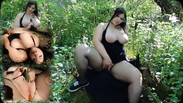 Outdoor Fucking with Veggies video from Mina Demonic