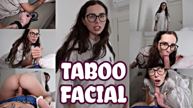 TABOO Siblings: Massive FACIAL! in 4k video from MiraSangre