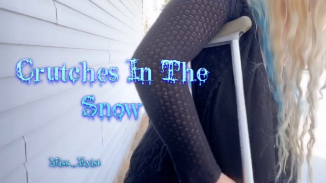Crutches In The Snow video