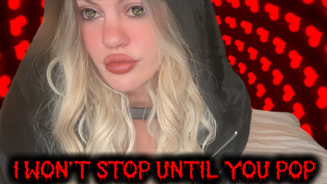 I Wont Stop Until You Pop Audio video