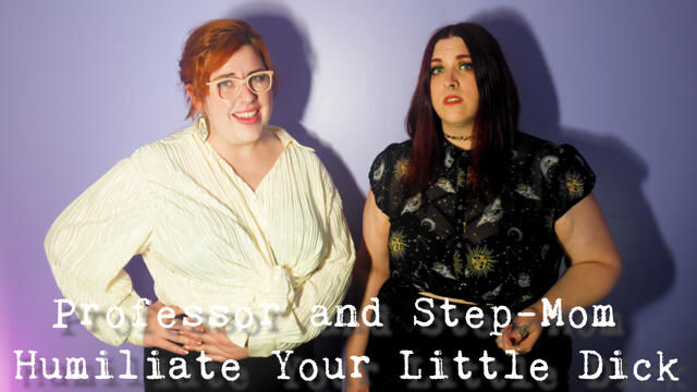 Professor and Step-Mom Humiliate Little Dick video from 